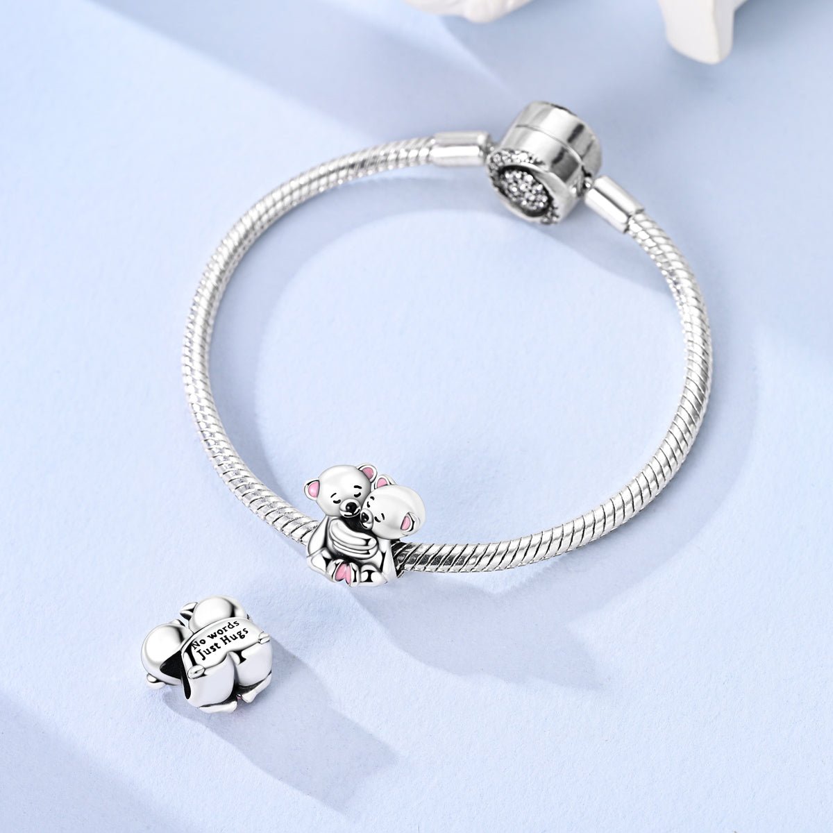 Amarante Jewelry No Words Just Hugs Bear Charm