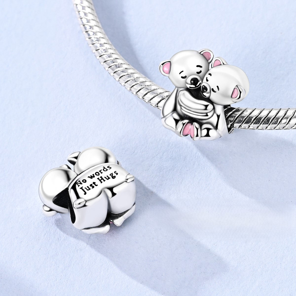 Amarante Jewelry No Words Just Hugs Bear Charm