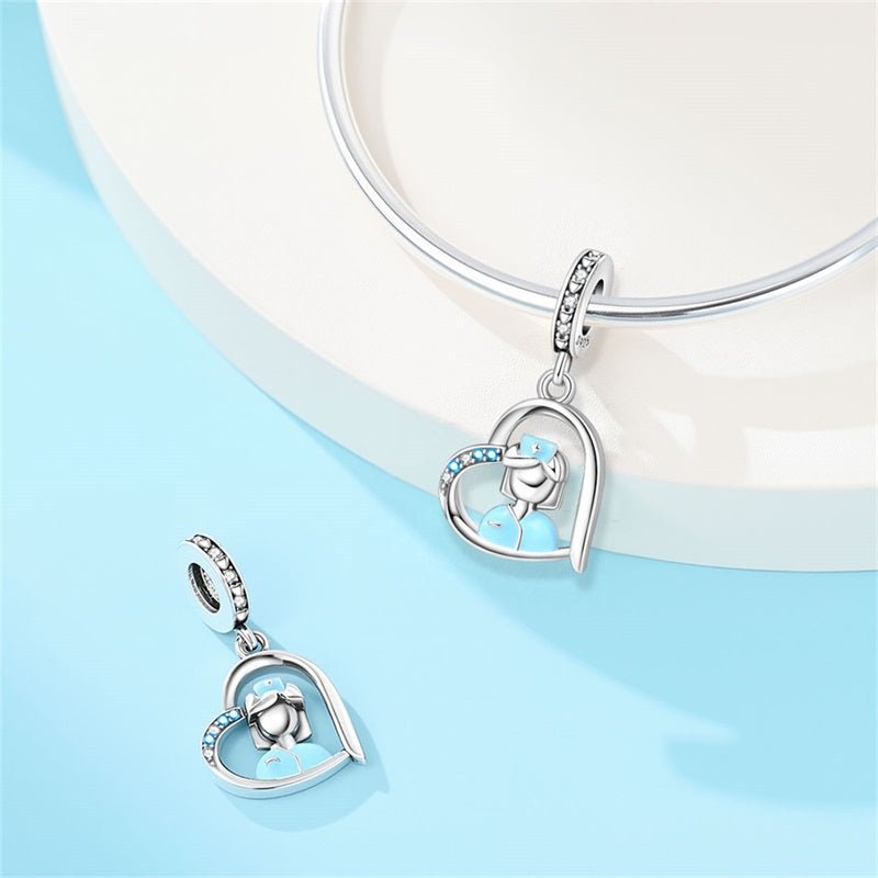 Amarante Jewelry Nurse in Heart Dangle Charm