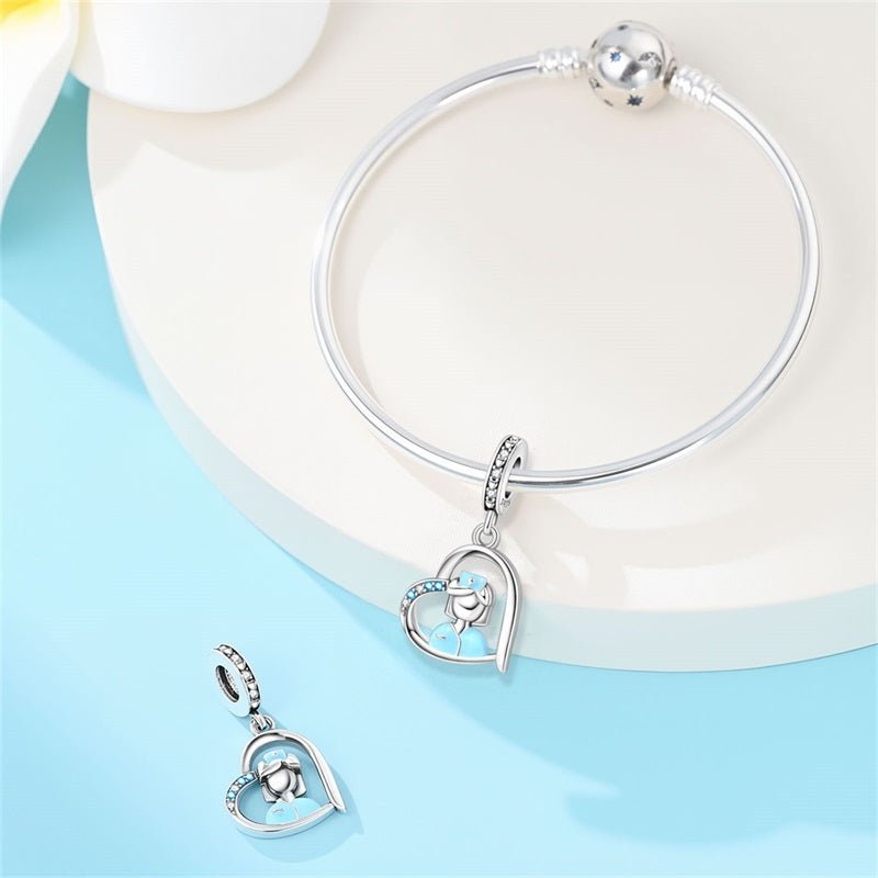 Amarante Jewelry Nurse in Heart Dangle Charm