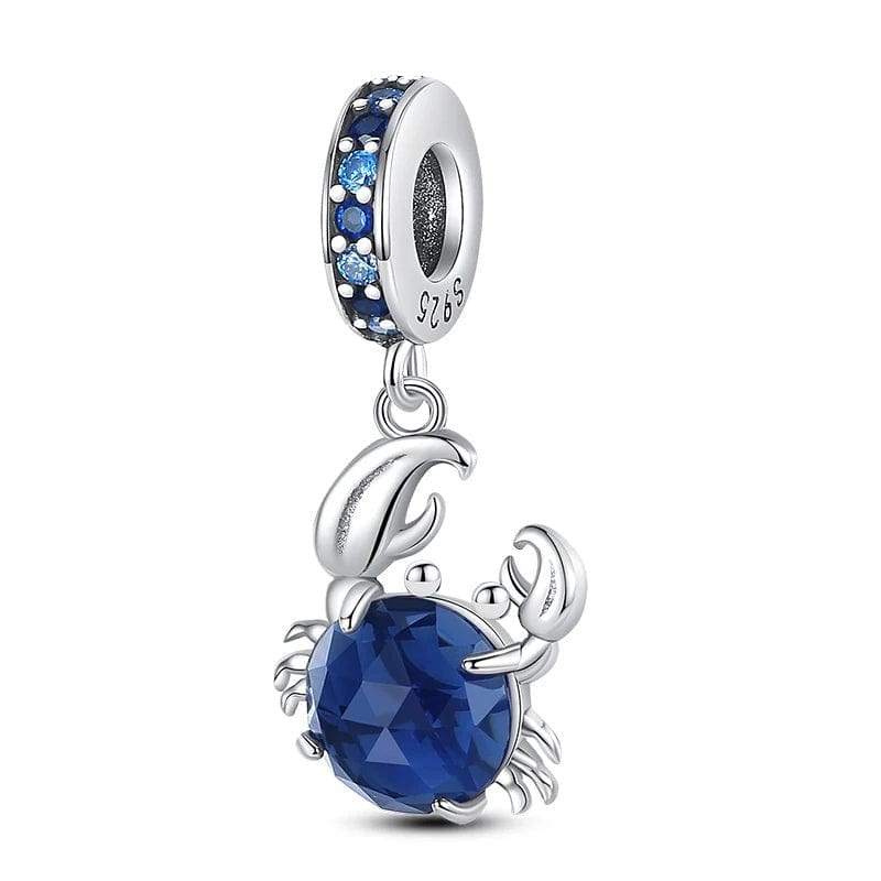 Amarante Jewelry Ocean Blue Crab Dangle Charm