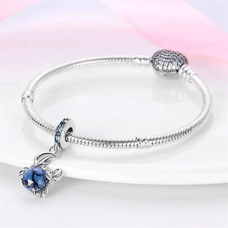 Amarante Jewelry Ocean Blue Crab Dangle Charm