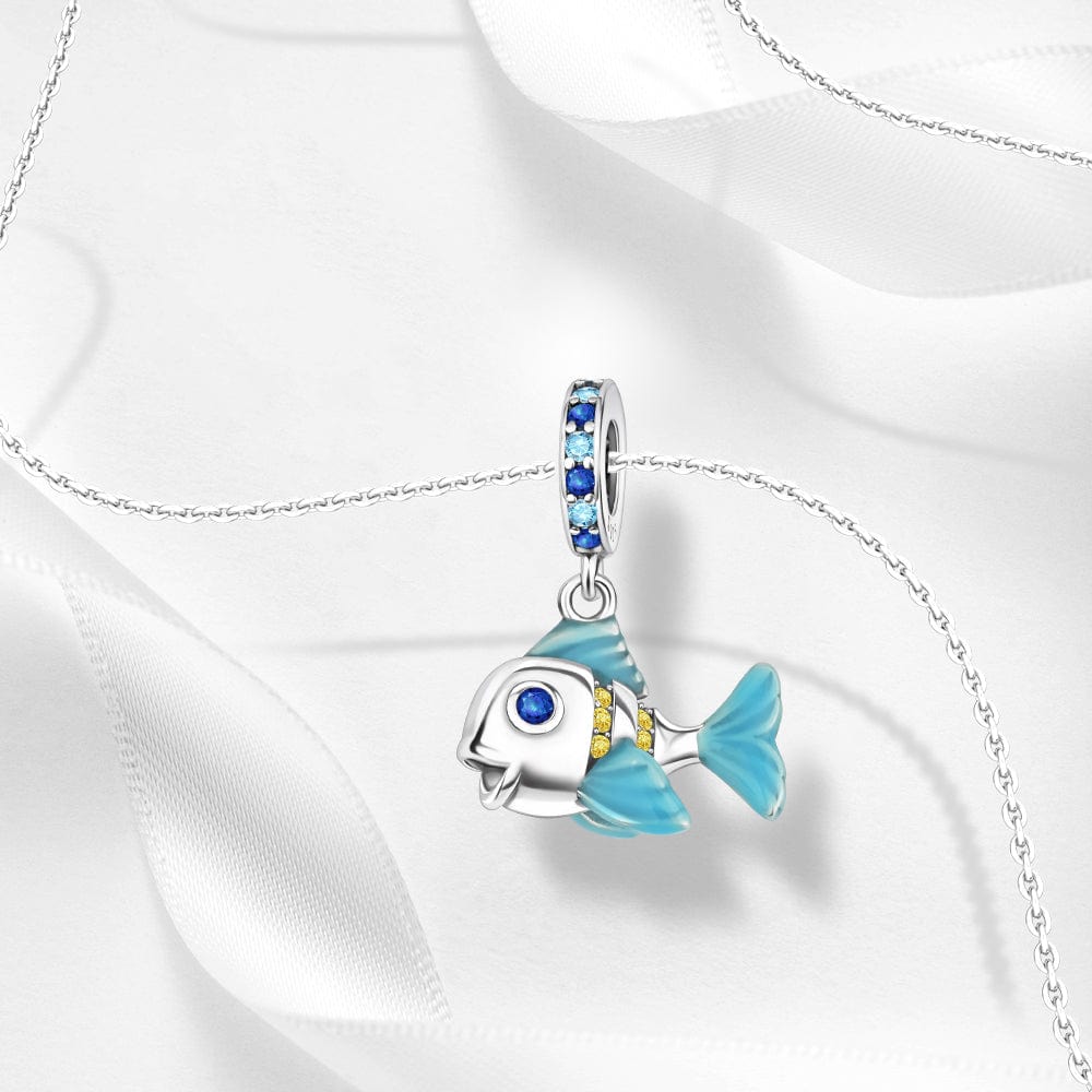 Amarante Jewelry Ocean Blue Fish Charm