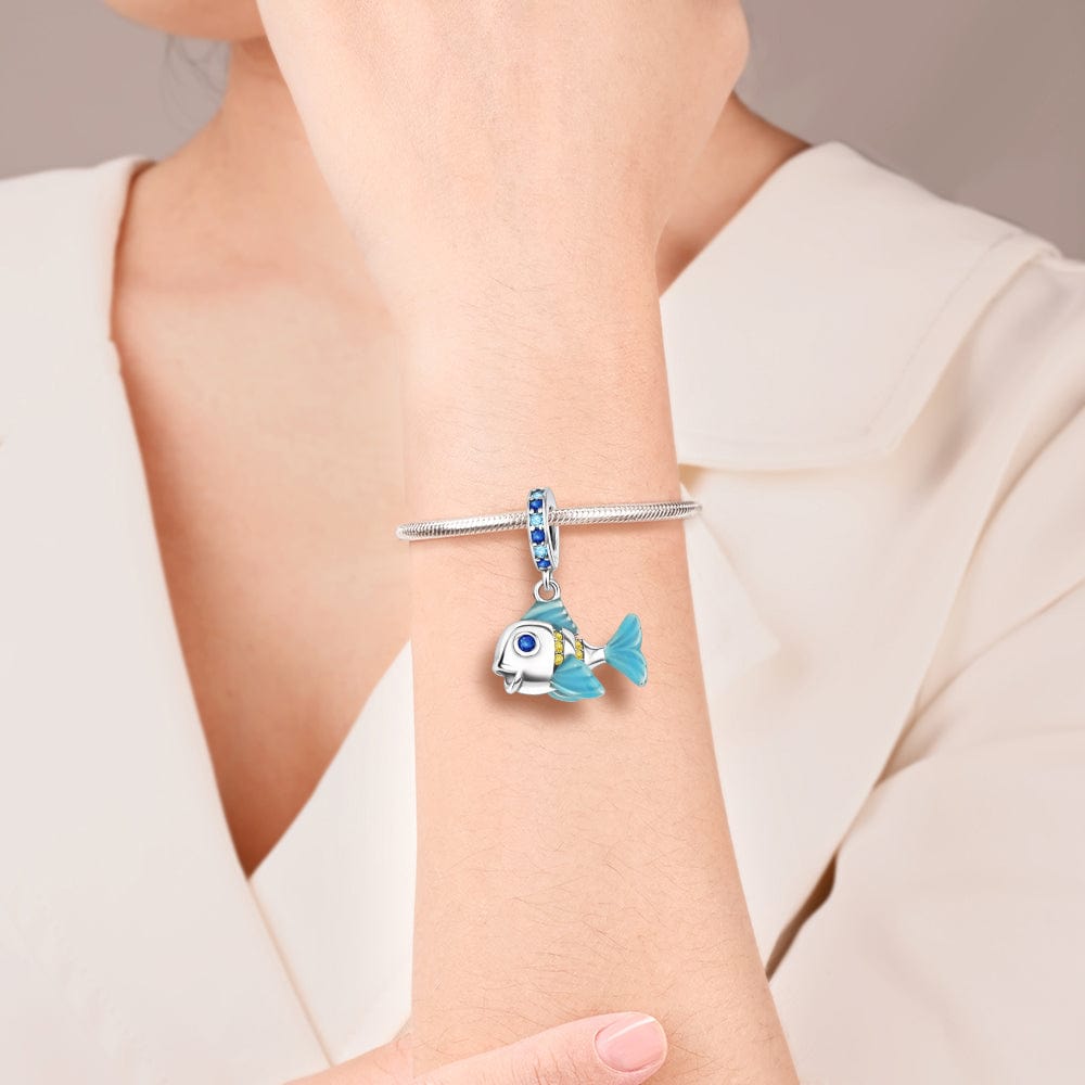 Amarante Jewelry Ocean Blue Fish Charm