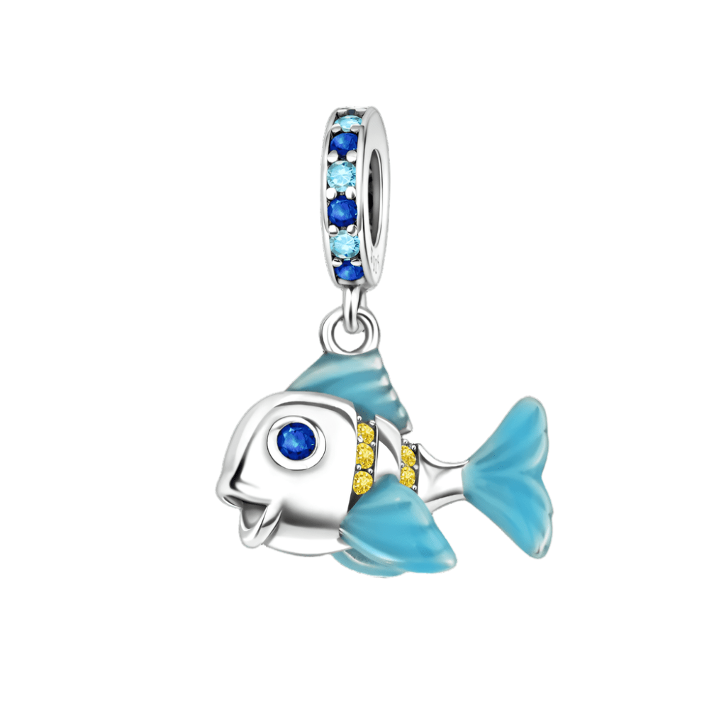 Amarante Jewelry Ocean Blue Fish Charm
