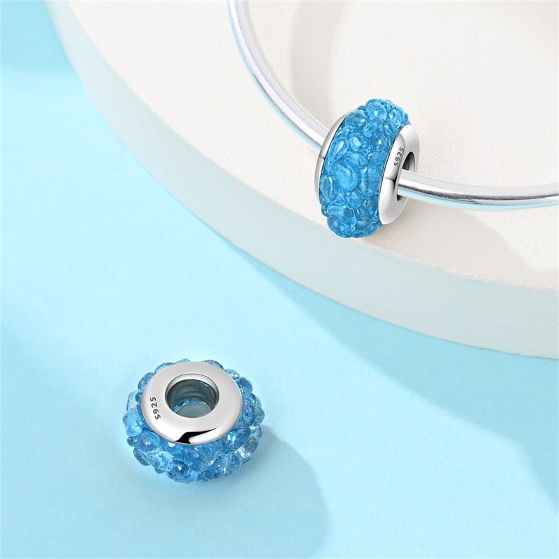 Amarante Jewelry Ocean Blue Murano Glass Charm