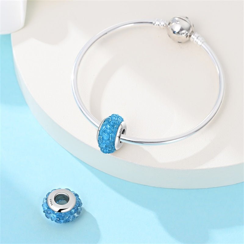 Amarante Jewelry Ocean Blue Murano Glass Charm