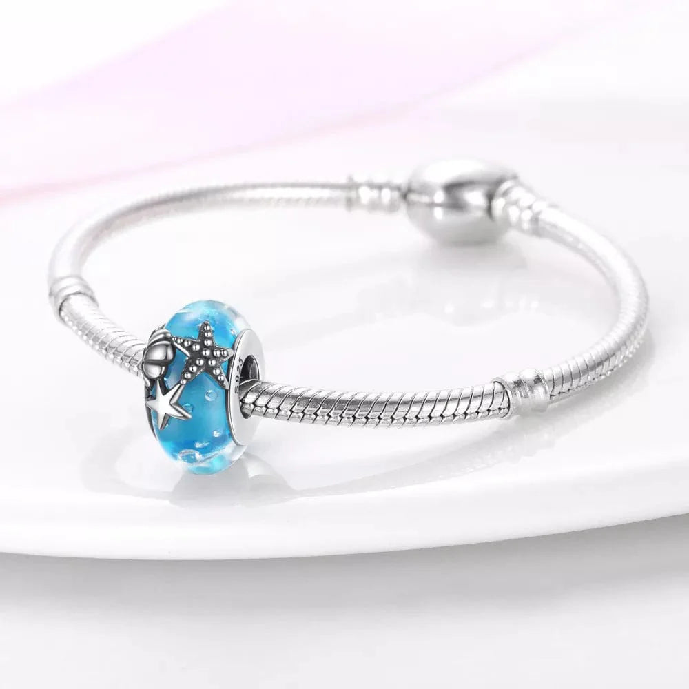 Amarante Jewelry Ocean Glass Starfish Charm