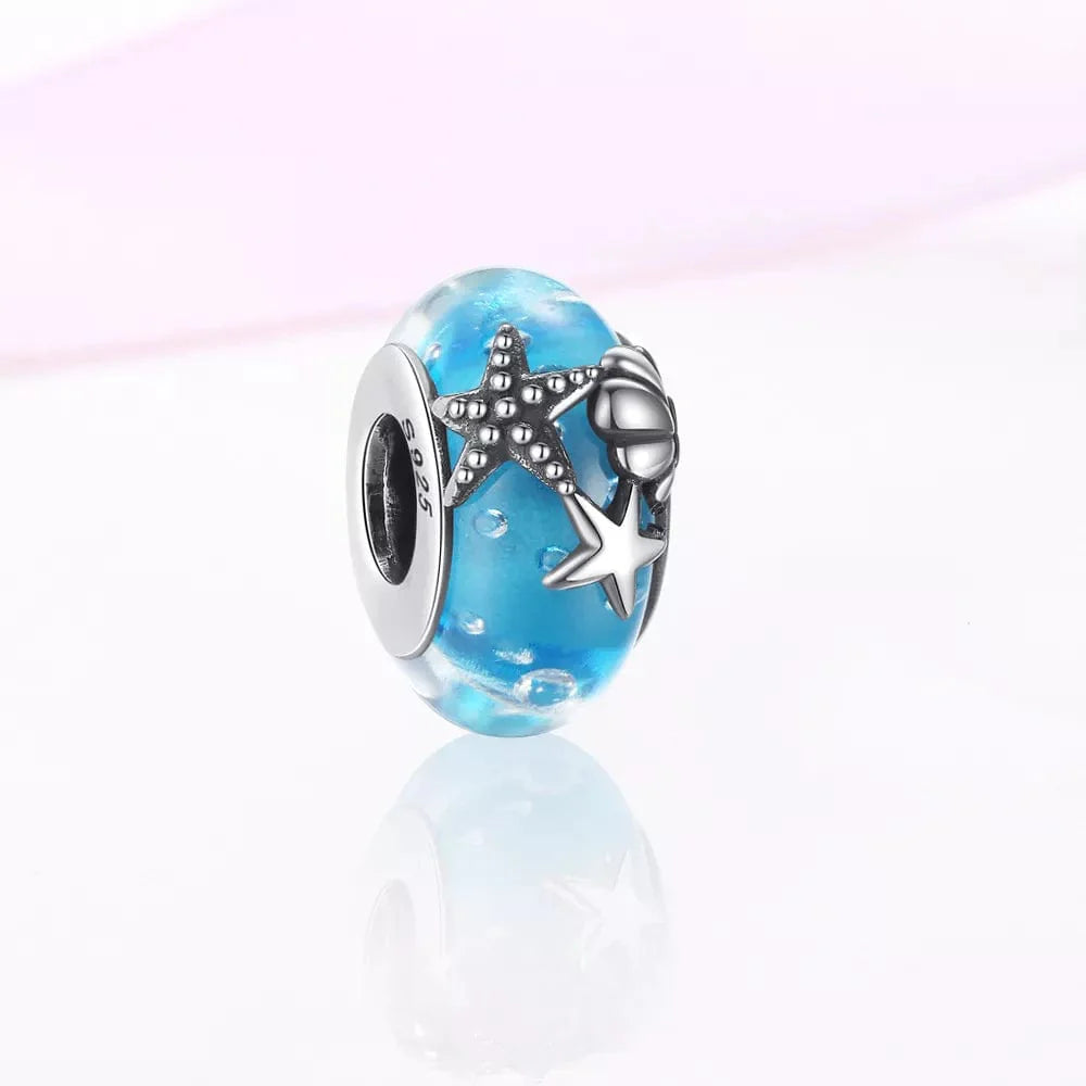 Amarante Jewelry Ocean Glass Starfish Charm