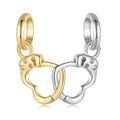 Amarante Jewelry Openable & Splittable Handcuffs Dangle Charm