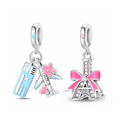 Amarante Jewelry Paris Travel Charm Duo