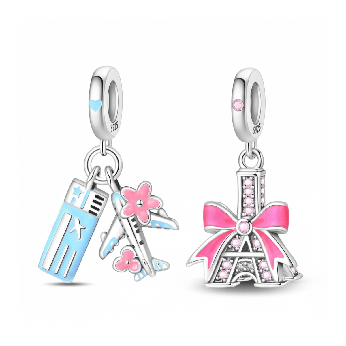 Amarante Jewelry Paris Travel Charm Duo