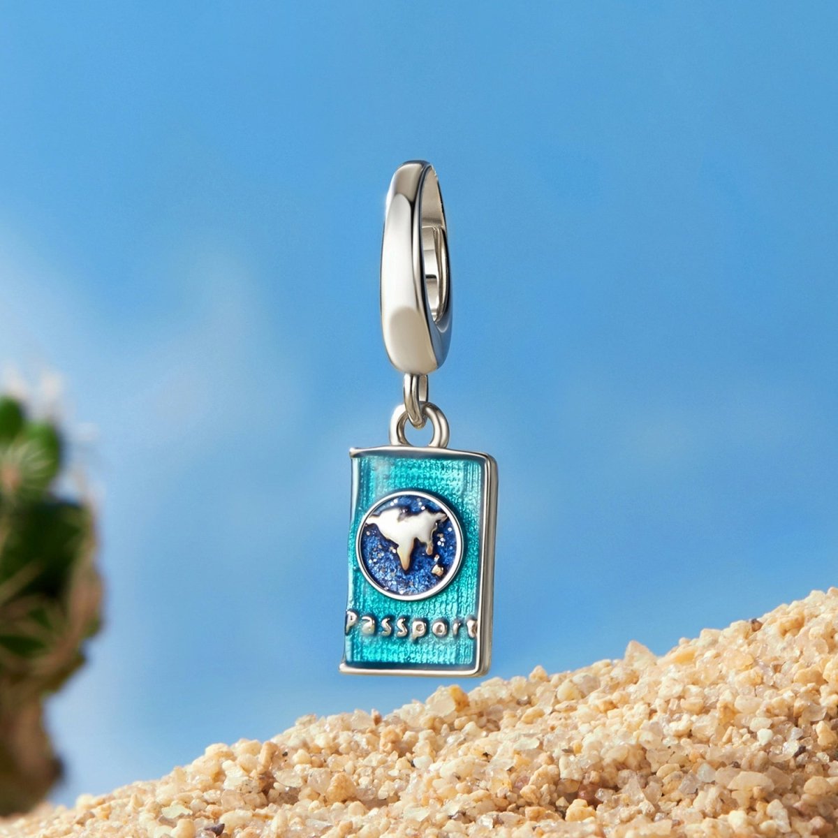 Amarante Jewelry Passport Dangle Charm