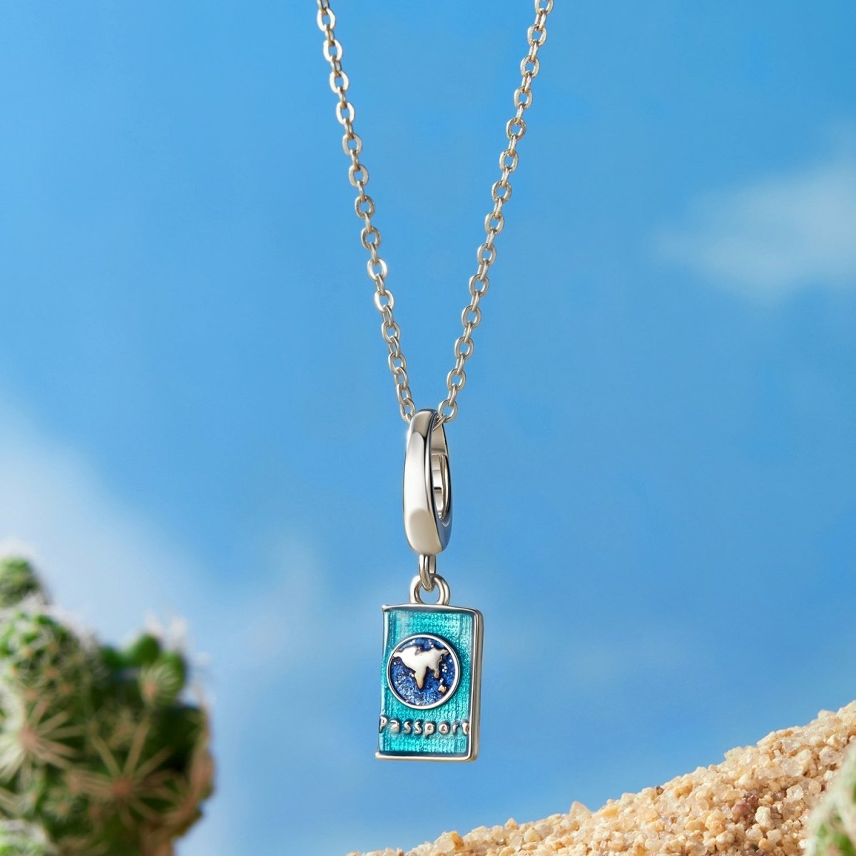 Amarante Jewelry Passport Dangle Charm