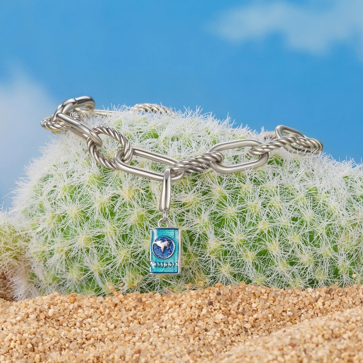 Amarante Jewelry Passport Dangle Charm