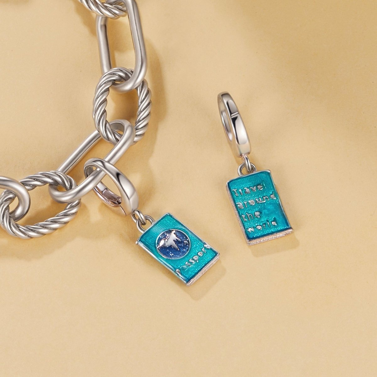 Amarante Jewelry Passport Dangle Charm