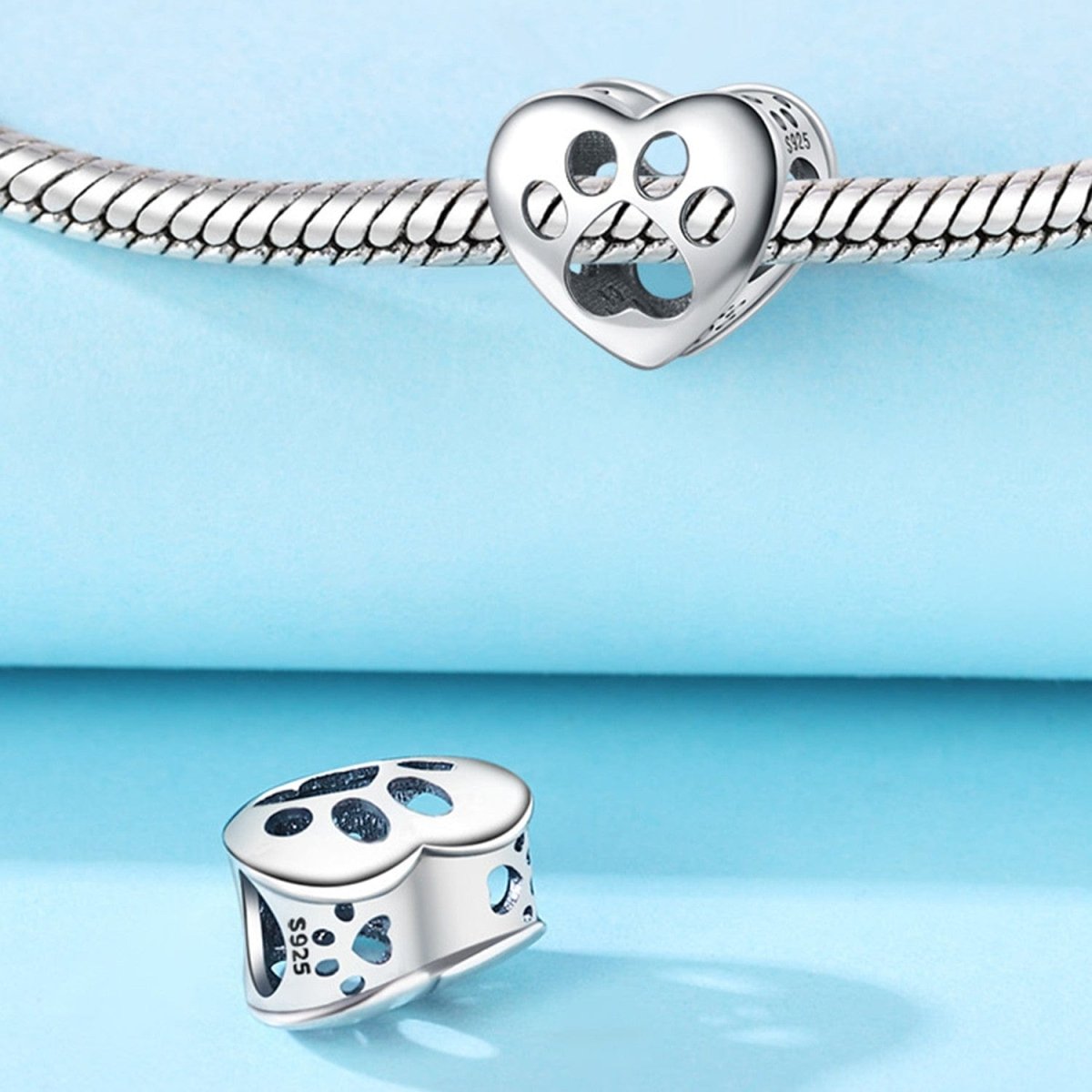 Amarante Jewelry Openwork Paw Print Charm