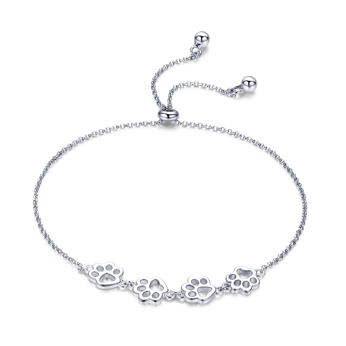 Amarante Jewelry Paw Print Adjustable Bracelet