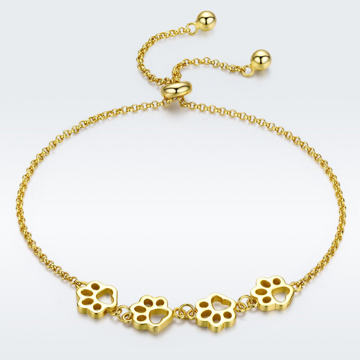 Amarante Jewelry Paw Print Adjustable Bracelet