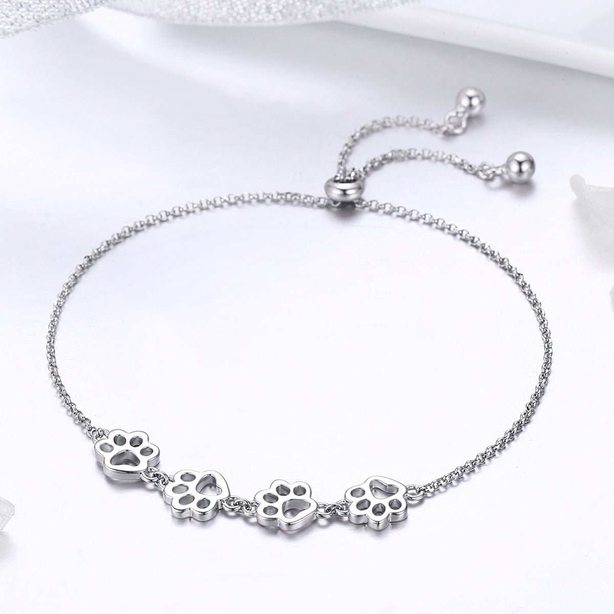Amarante Jewelry Paw Print Adjustable Bracelet