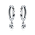 Amarante Jewelry Paw Print Hoop Earrings