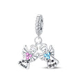 Amarante Jewelry Peace & Hope Angels Double Dangle Charm