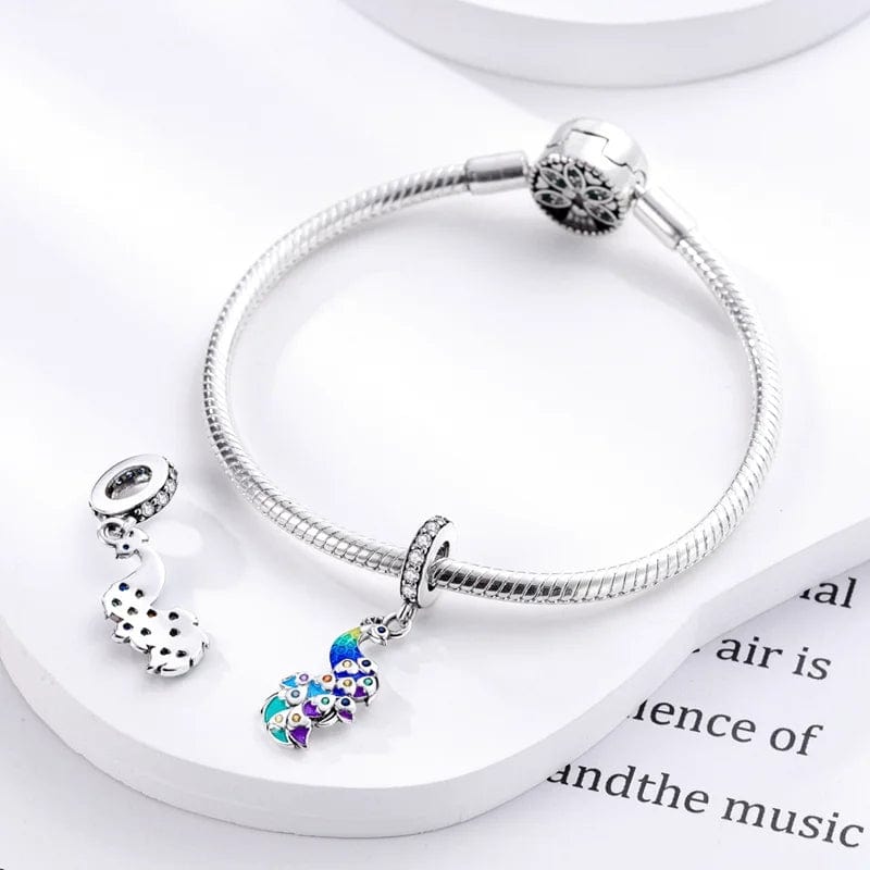 Amarante Jewelry Peacock Dangle Charm