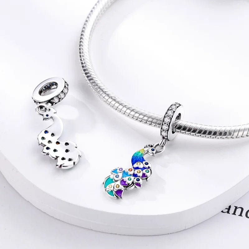 Amarante Jewelry Peacock Dangle Charm
