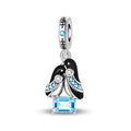 Amarante Jewelry Penguin Couple with Blue Crystal Dangle Charm