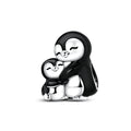 Amarante Jewelry Penguin Family Hug Charm