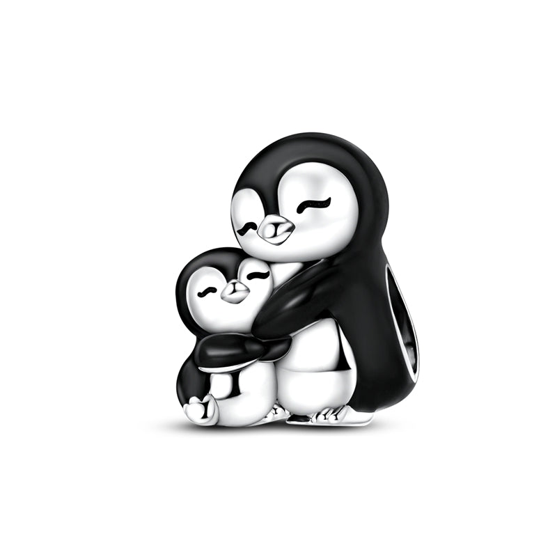 Amarante Jewelry Penguin Family Hug Charm