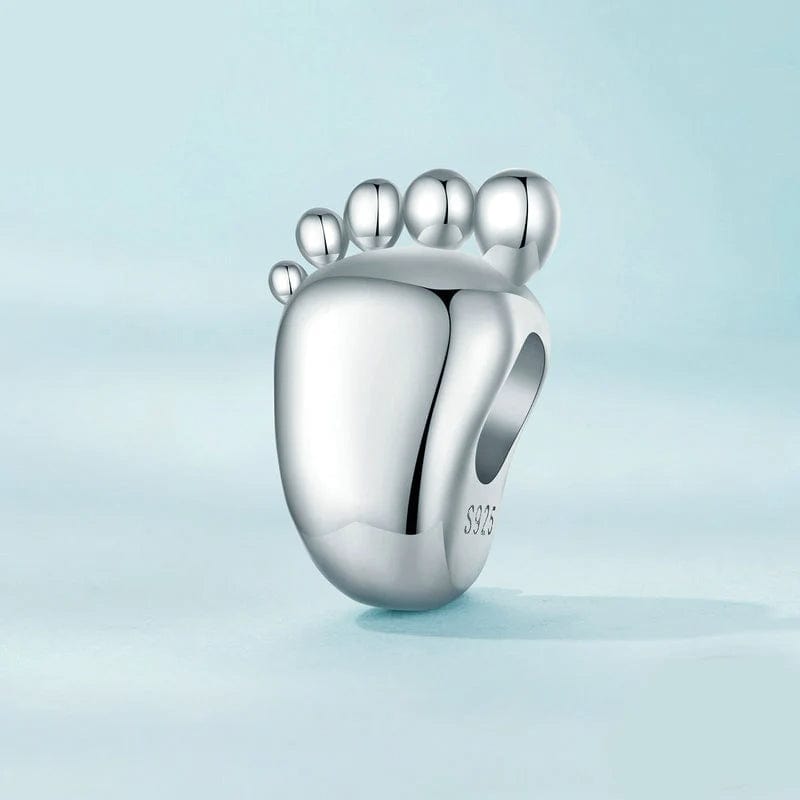 Amarante Jewelry Personalized Baby Footprint Engraved Charm