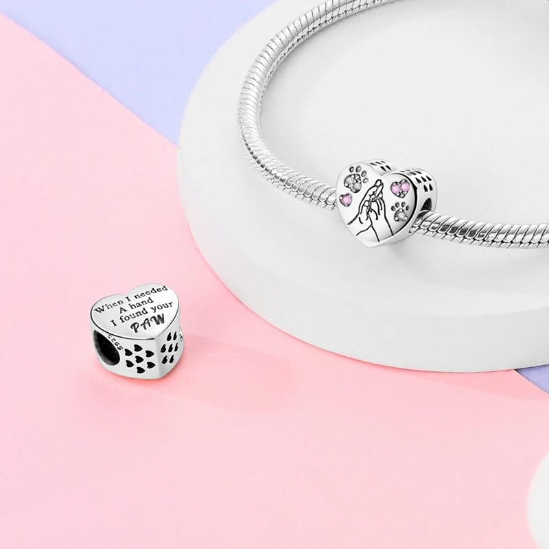 Amarante Jewelry Pet & Human Connection Heart Charm