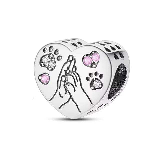 Amarante Jewelry Pet & Human Connection Heart Charm