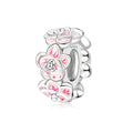 Amarante Jewelry Pink Blooming Flower Charm