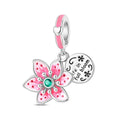 Amarante Jewelry Pink Blossom “Life in Full Bloom” Dangle Charm