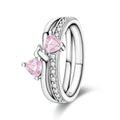Amarante Jewelry Pink Bow Gemstone Ring