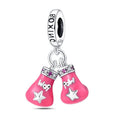 Amarante Jewelry Pink Boxing Gloves Charm