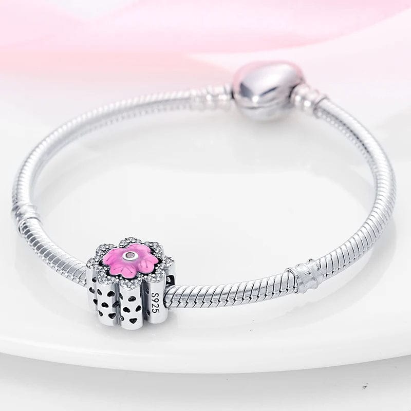 Amarante Jewelry Pink Clover Charm