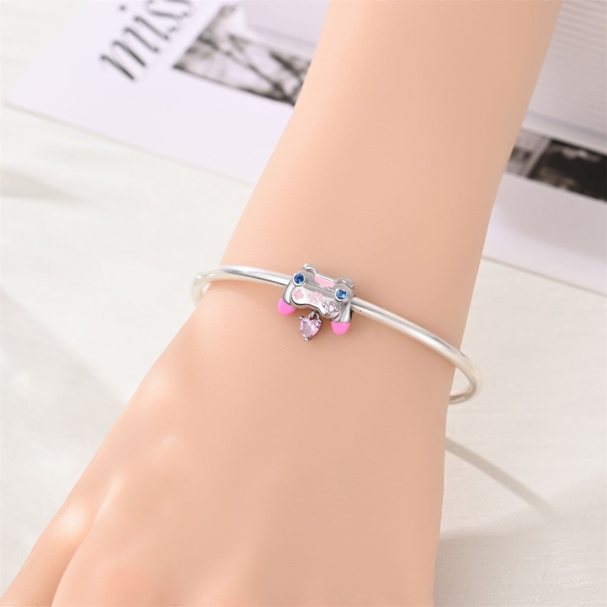 Amarante Jewelry Pink Game Controller Charm