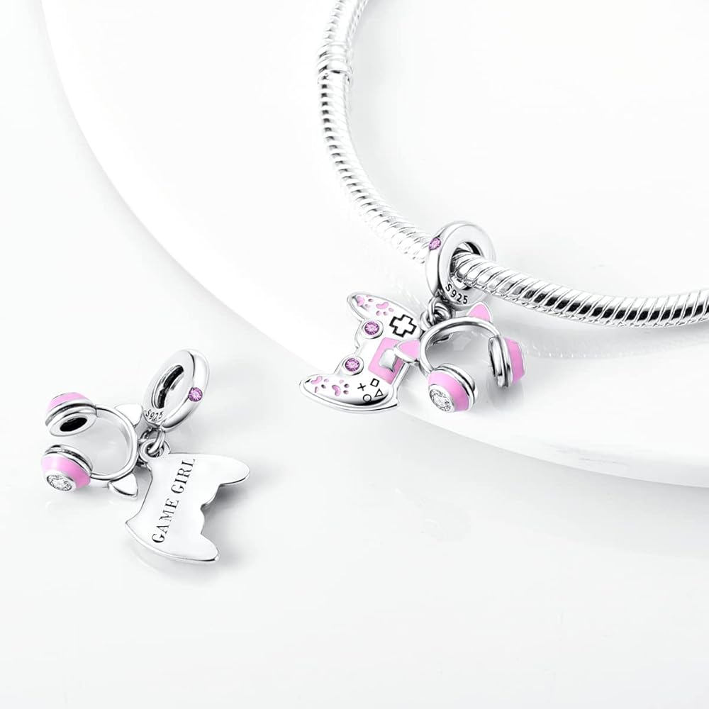 Amarante Jewelry Pink Gaming Charm