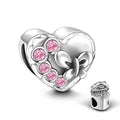 Amarante Jewelry Pink Heart Keepsake Charm