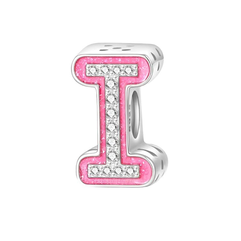 Amarante Jewelry Pink Letter A~Z Alphabet Charm