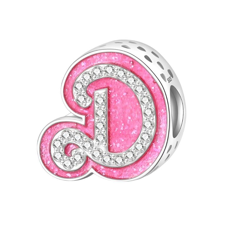 Amarante Jewelry Pink Letter A~Z Alphabet Charm