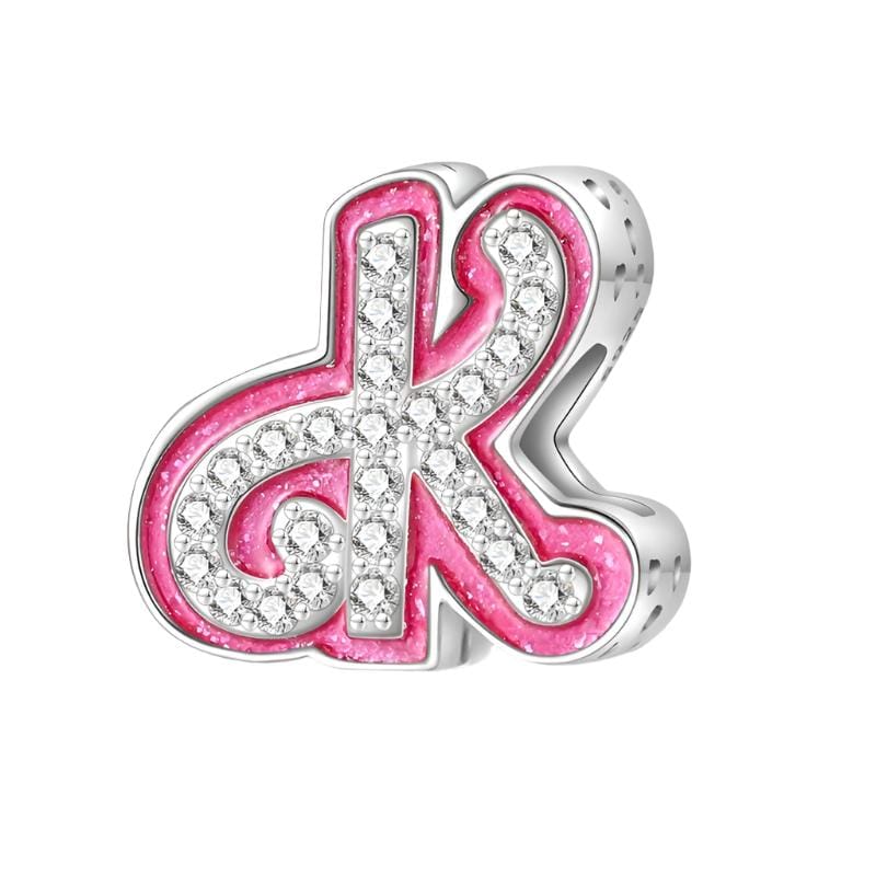 Amarante Jewelry Pink Letter A~Z Alphabet Charm