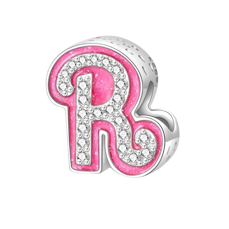 Amarante Jewelry Pink Letter A~Z Alphabet Charm