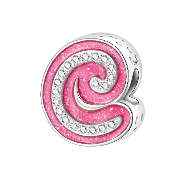 Amarante Jewelry Pink Letter A~Z Alphabet Charm