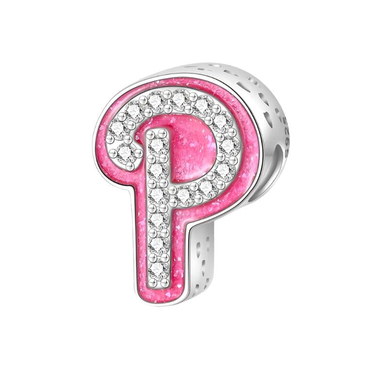 Amarante Jewelry Pink Letter A~Z Alphabet Charm