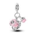 Amarante Jewelry Pink Tea & Cupcake Dangle Charm