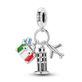 Amarante Jewelry Pisa Italy Landmark Triple Dangle Charm